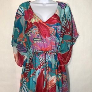 Talbots Beach Pool Lounge Maxi Dress XL